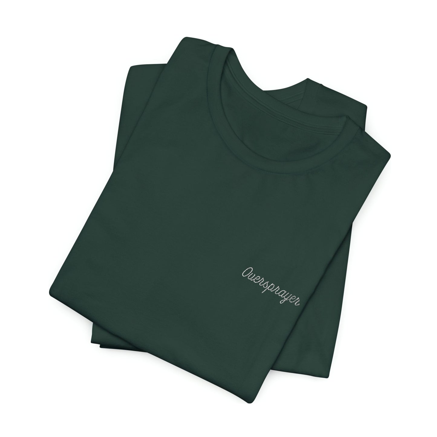 Oversprayer T-Shirt in White Embroidery (XS-5X)