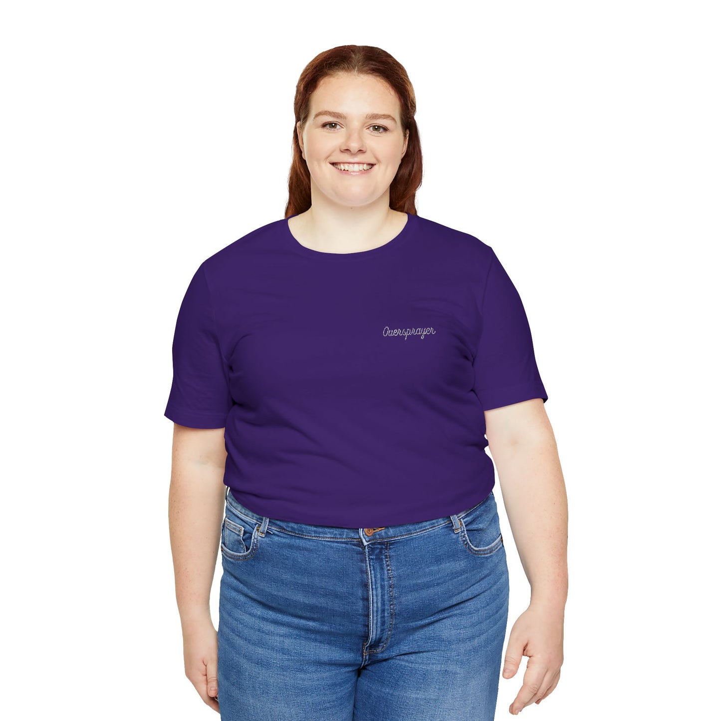 Oversprayer T-Shirt in White Embroidery (XS-5X)