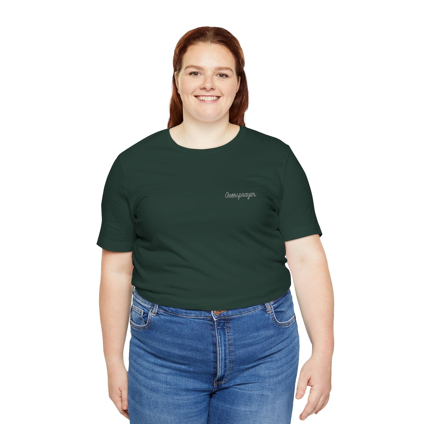 Oversprayer T-Shirt in White Embroidery (XS-5X)