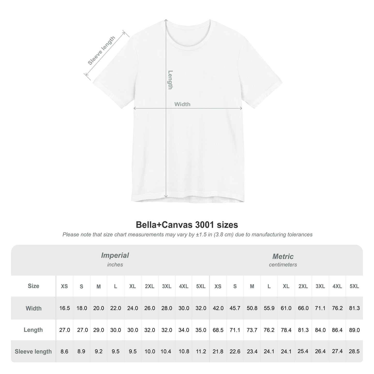 Oversprayer T-Shirt in White Embroidery (XS-5X)