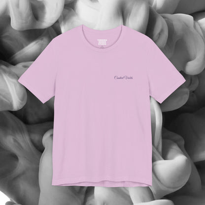 Candied Violets Embroidered T-Shirt