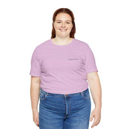 Candied Violets Embroidered T-Shirt