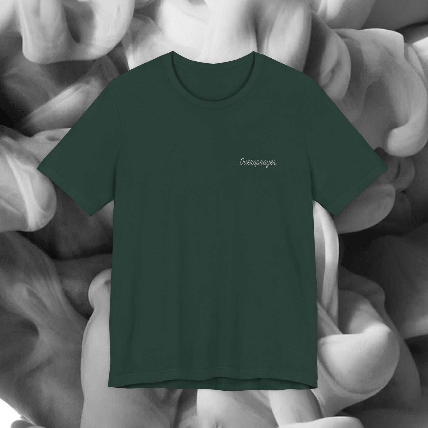 Oversprayer T-Shirt in White Embroidery (XS-5X)