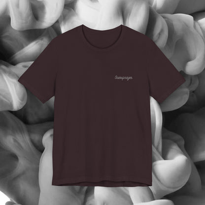 Oversprayer T-Shirt in White Embroidery (XS-5X)