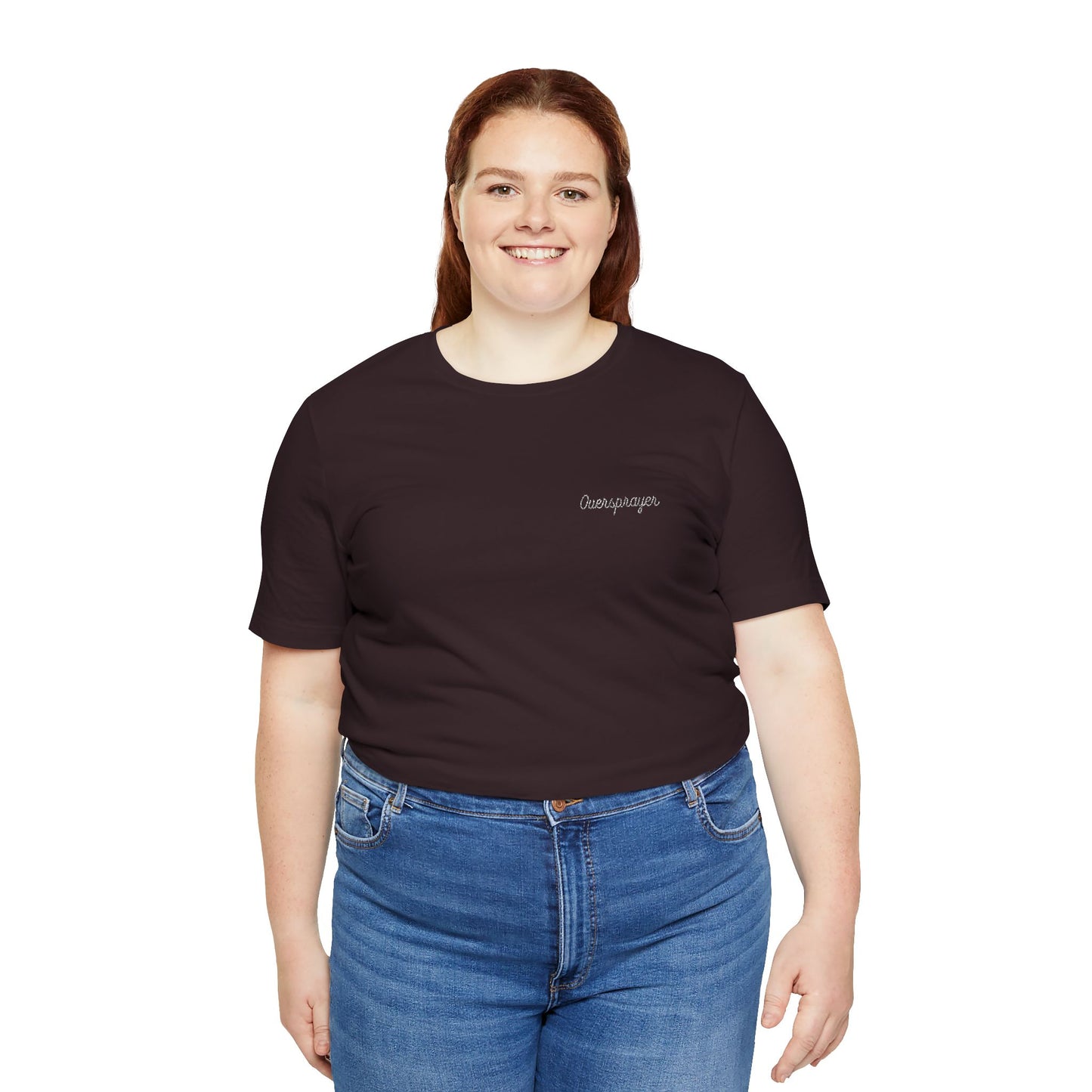 Oversprayer T-Shirt in White Embroidery (XS-5X)