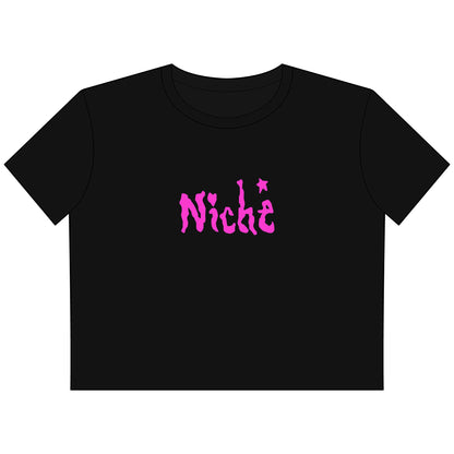Whimsical Niche Cropped Boxy Tee