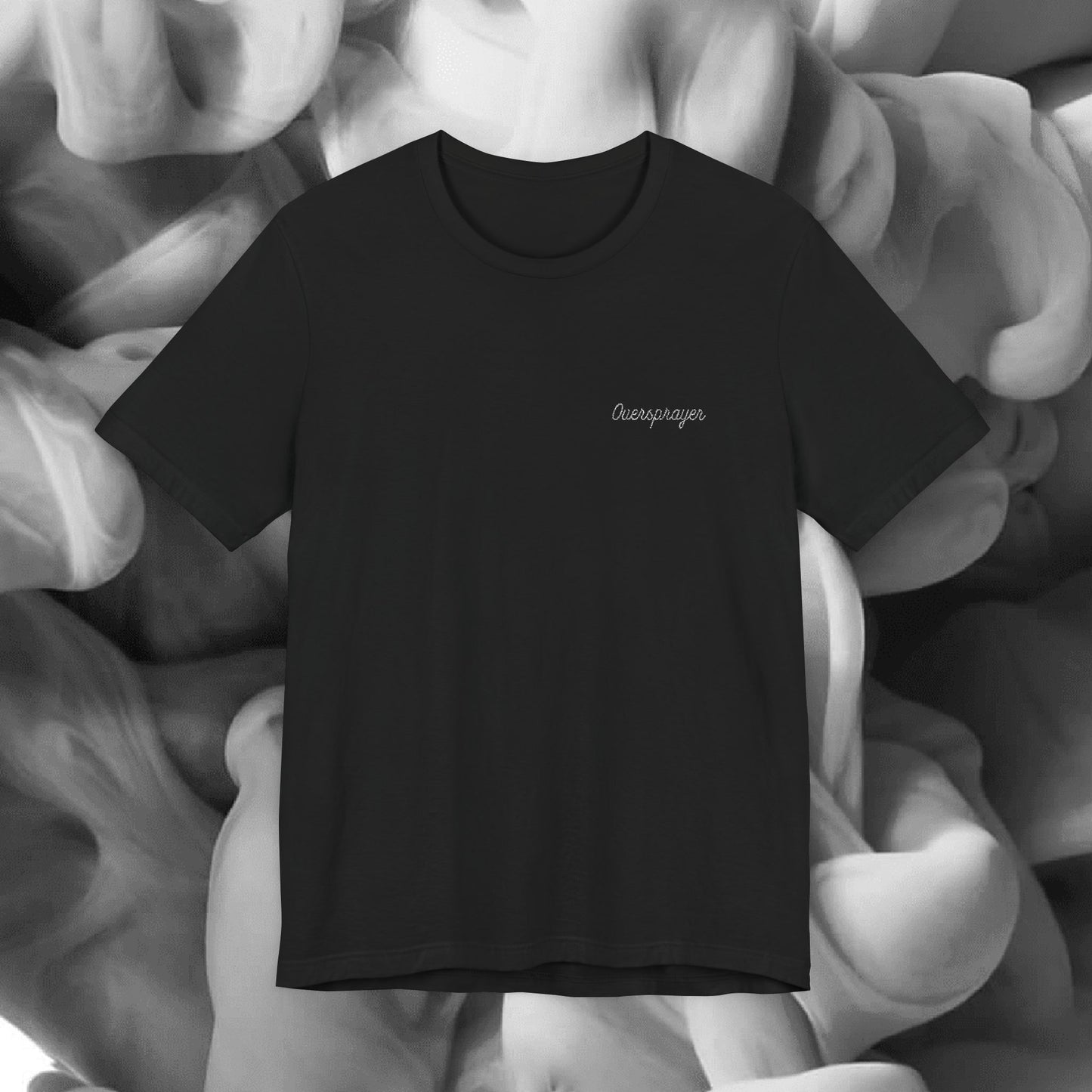 Oversprayer T-Shirt in White Embroidery (XS-5X)