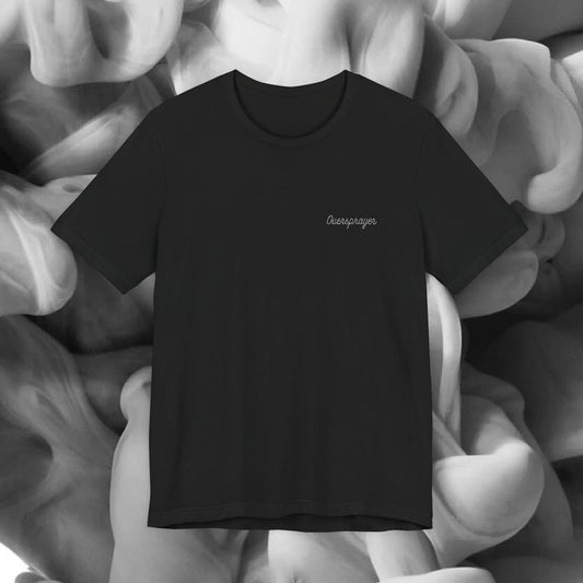 Oversprayer T-Shirt in White Embroidery (XS-5X)