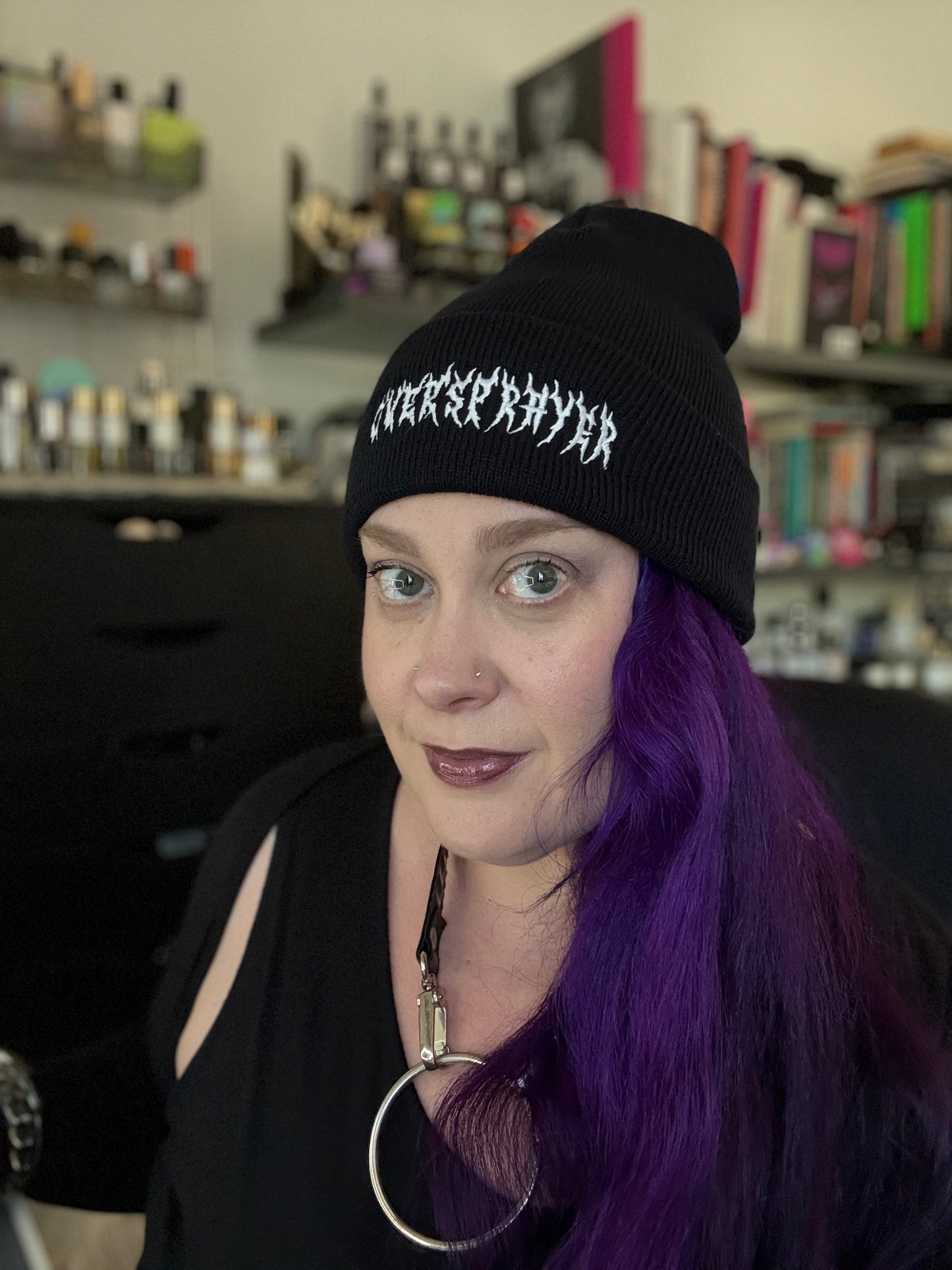 Oversprayer Slayer Knit Beanie