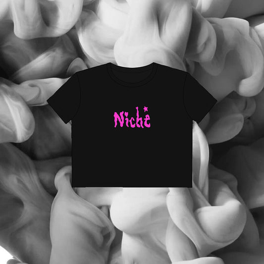 Whimsical Niche Cropped Boxy Tee